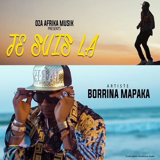 Pochette de l'album JE SUIS LA De Borrina Mapaka